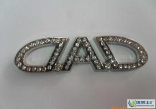 DAD鑲鉆純金屬車標(biāo)車貼 3D立體個(gè)性汽車貼紙 車飾車標(biāo)貼_汽摩配件_世界工廠網(wǎng)中國產(chǎn)品信息庫