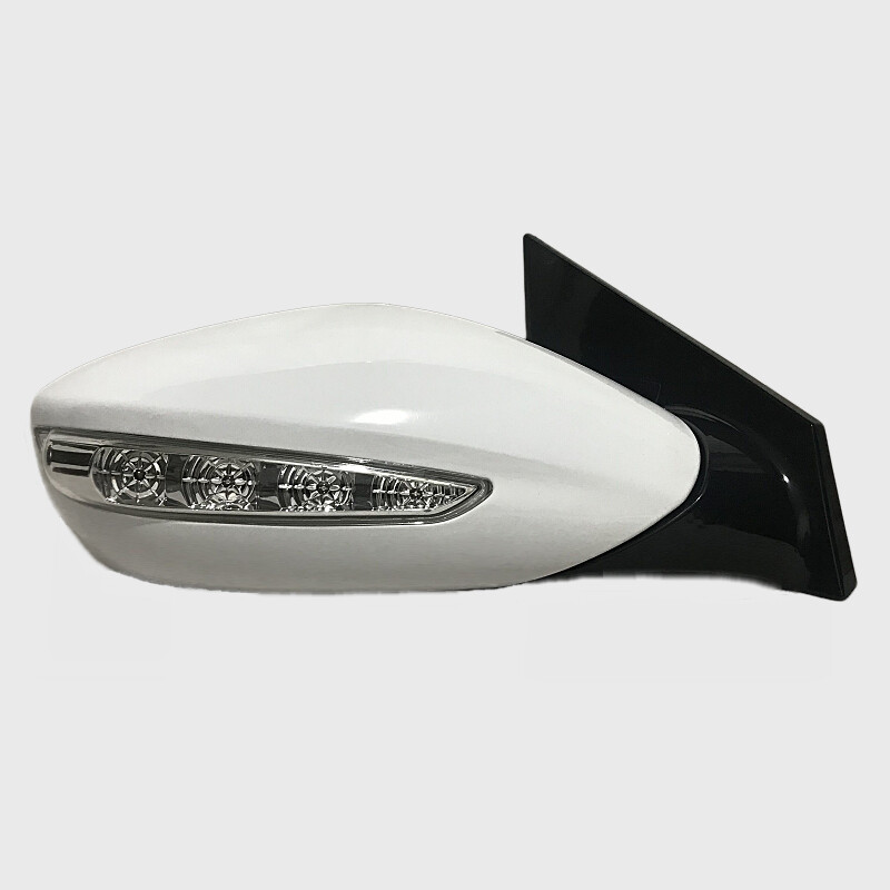 適用于現(xiàn)代索納塔八代倒車鏡總成11至15年款索八后視鏡S8反光鏡 五線(麻座)-副駕駛右 無(wú)漆